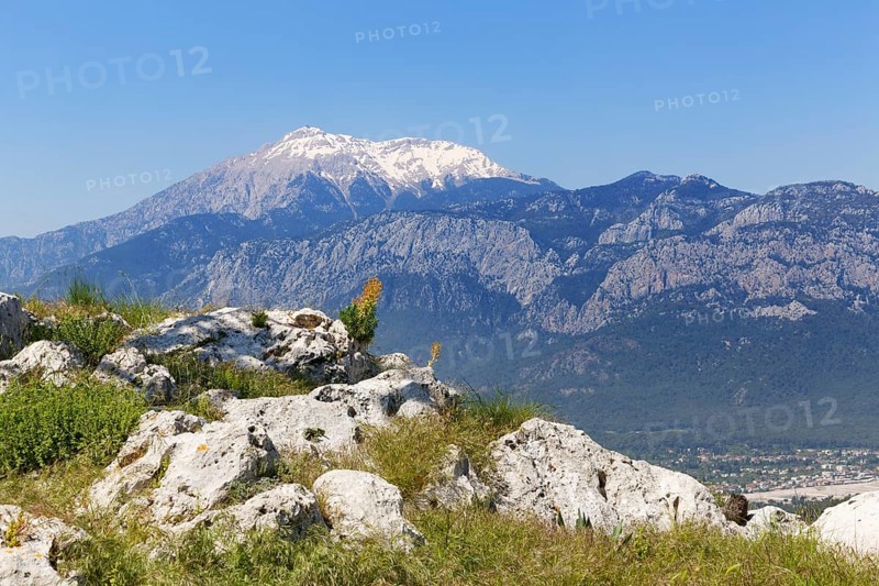 View from Mt. Calistepe on Mt. Tahtali Dagi