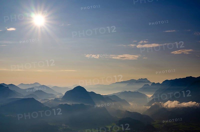 View of Alpine panorama