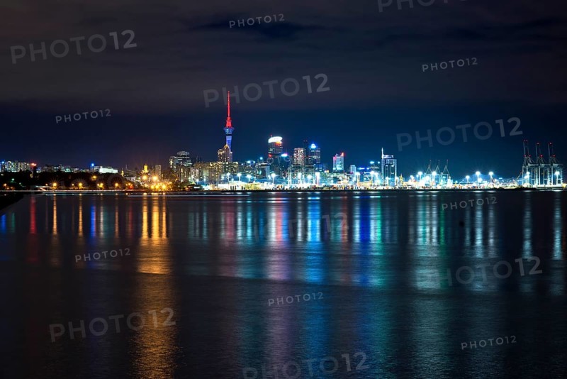 Auckland Central Business District or Auckland CBD from Okahu Bay