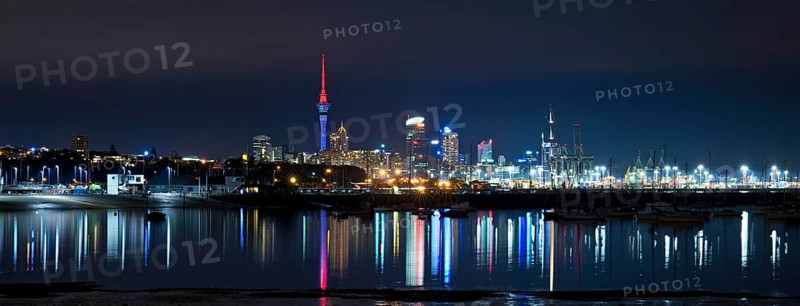 Auckland Central Business District or Auckland CBD from Okahu Bay