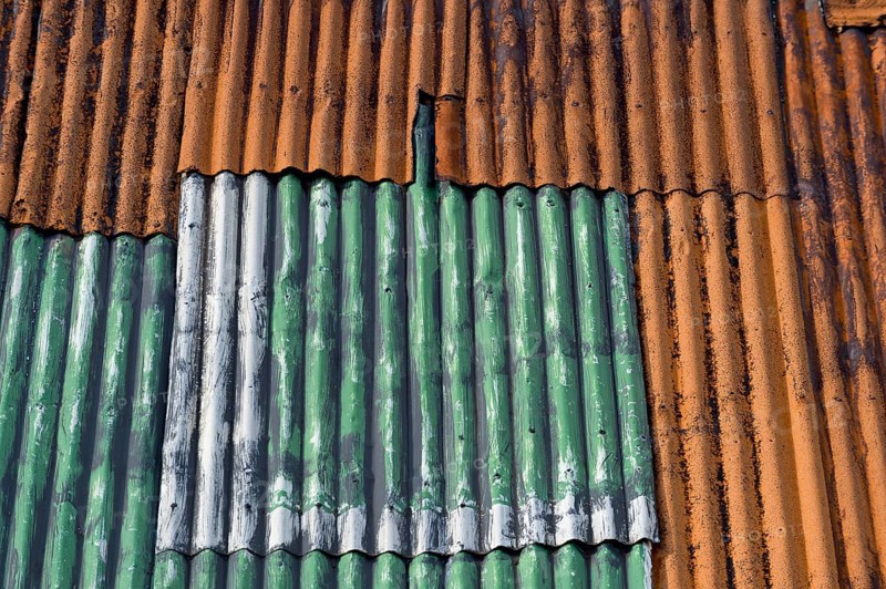 Rusty Corrugated iron roof