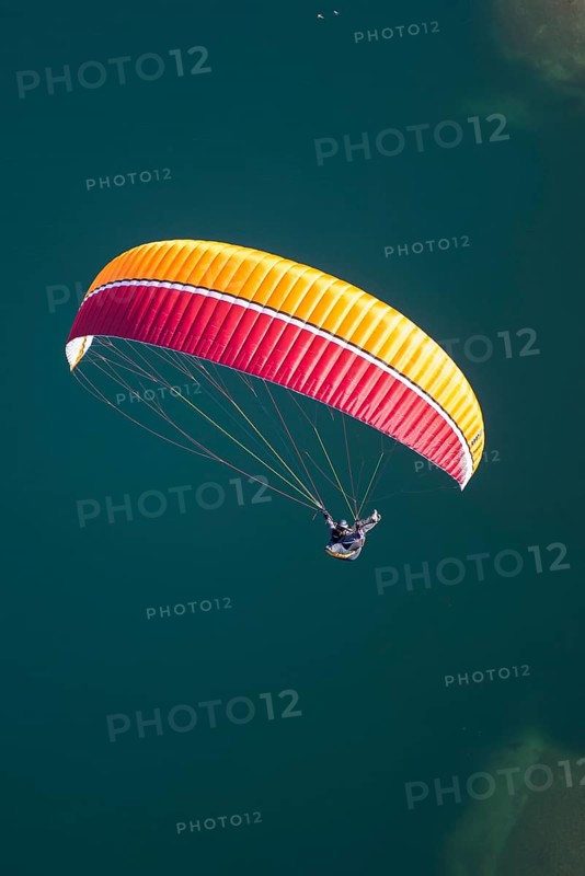 Paragliding over Lake Maggiore