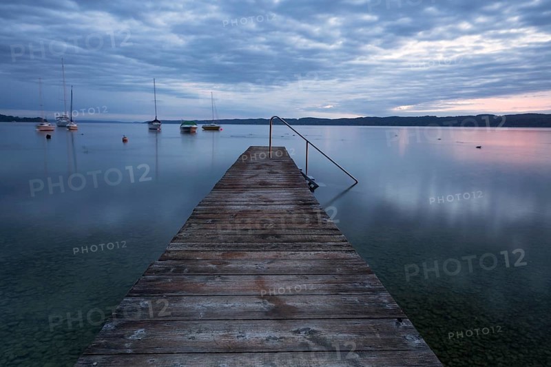 Early morning view of jetty