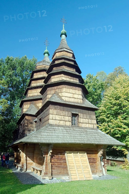 Old wooden Christian church