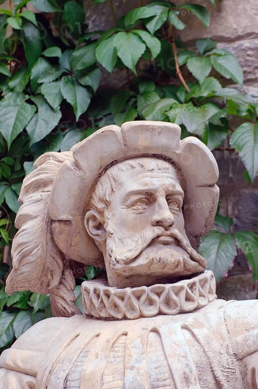 Sculpture of a knight