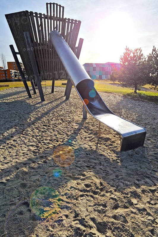 Slide on a playground
