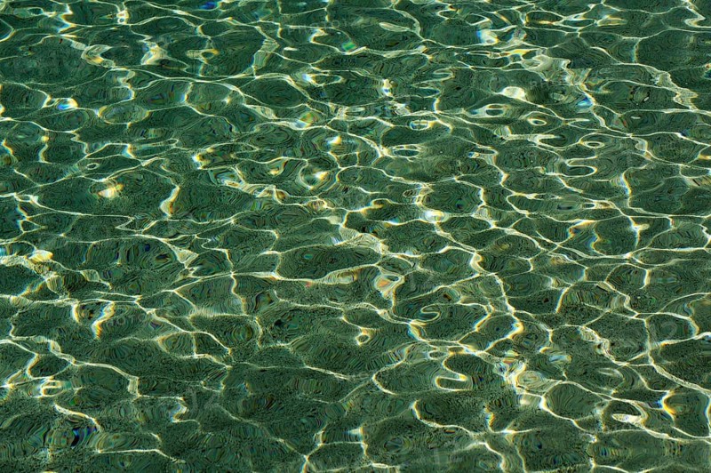 Reflections on the surface of the sea