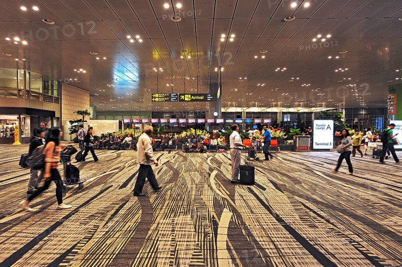 Counter hall in Soekarno-Hatta Airport