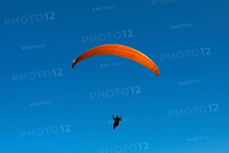 Paraglider at Mount Ebenalp