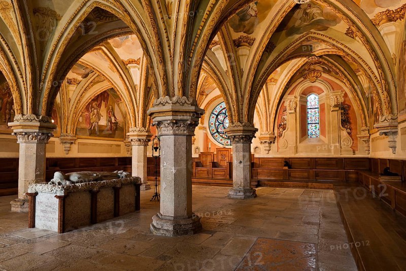 Holy Trinity Column in Heiligenkreuz Abbey
