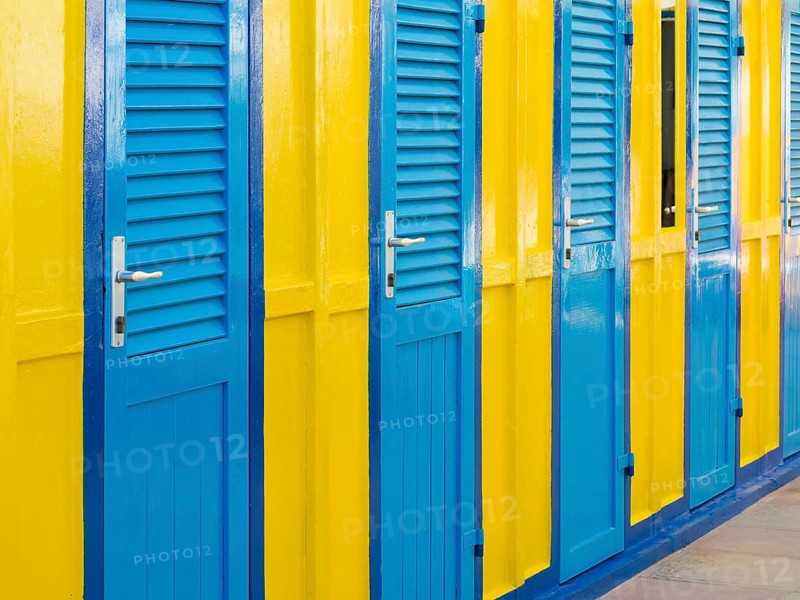 Beach cabins