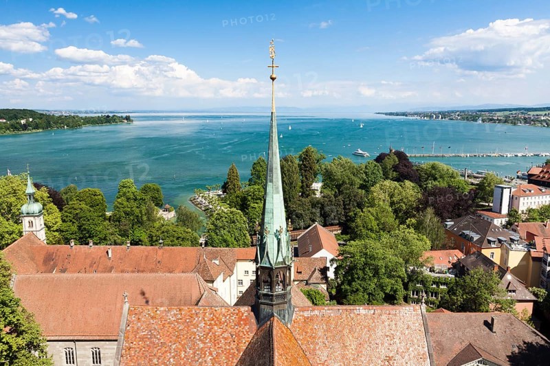 View from Konstanz Minster of Our Lady towards Lake Constance