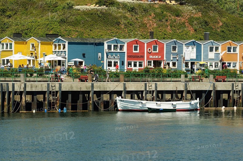 Harbour with Hummerbuden or lobster shacks
