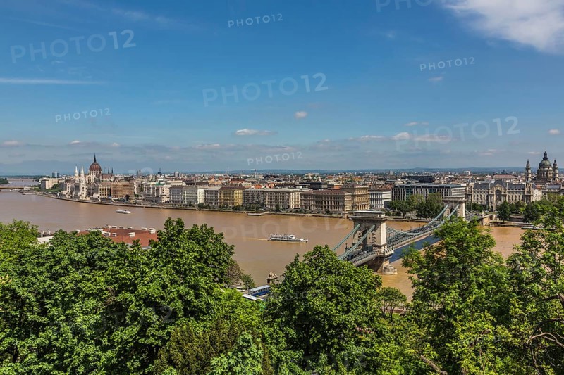 View from Buda Castle of the Danube