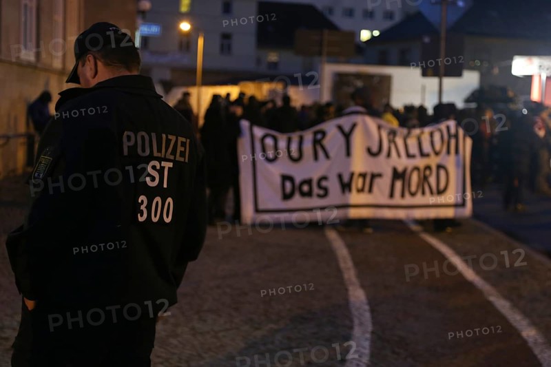 Commemorative demonstration for the 8th anniversary of the death of Oury Jalloh