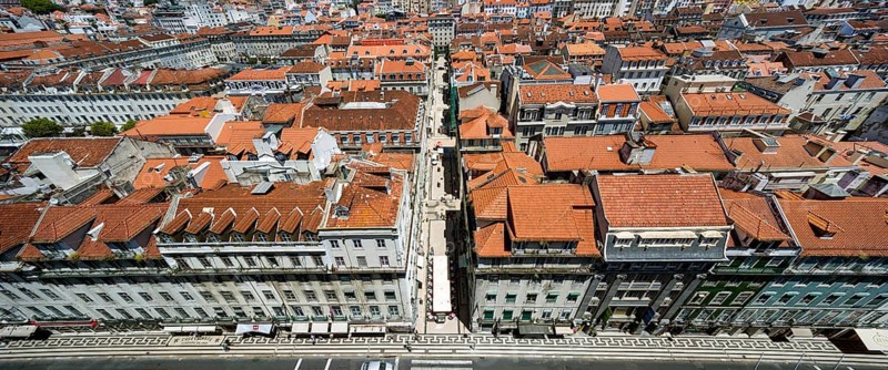 View from Santa Justa Elevator