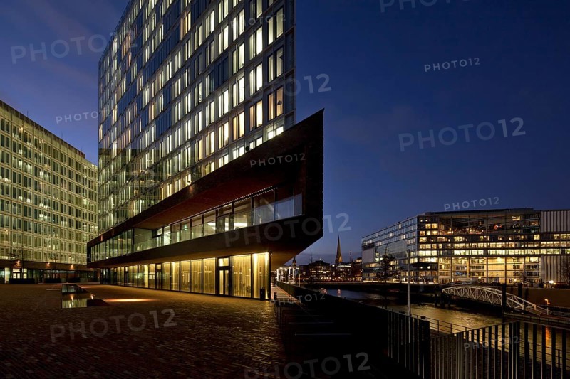 Spiegel Publishing House building on Ericusspitze