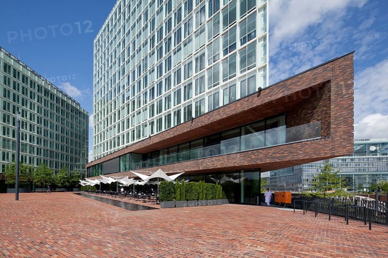 Ericus-Contor building and Spiegel Publishing House building on Ericusspitze