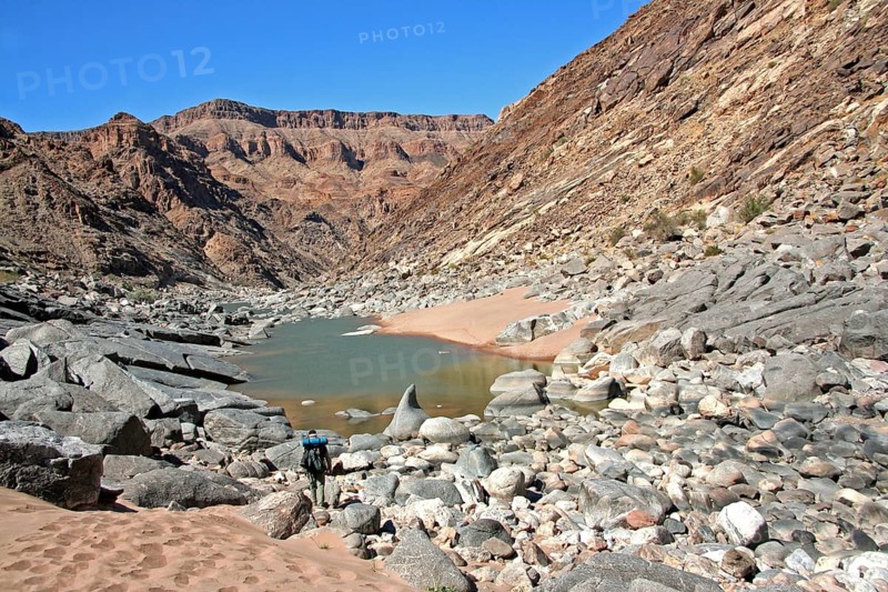 Hiking in the Fish River Canyon