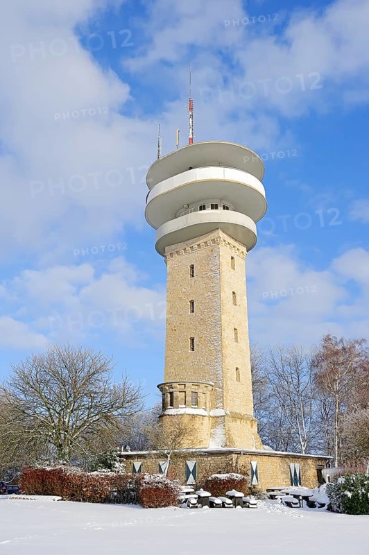 Longinus Tower in winter