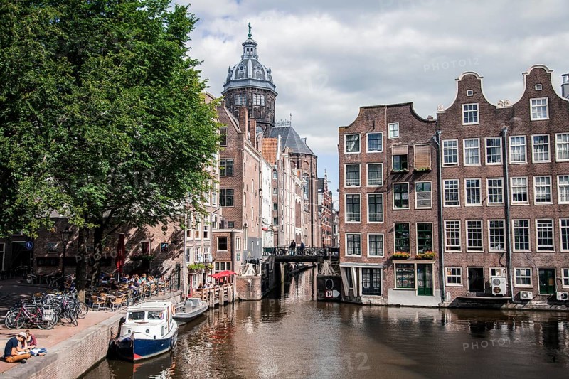 Canal in Jordaan district