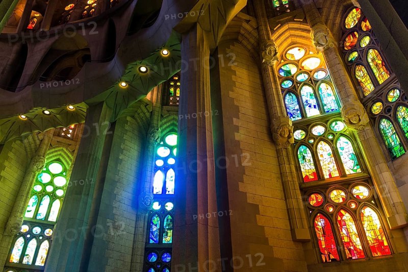 Interior of the Sagrada Familia