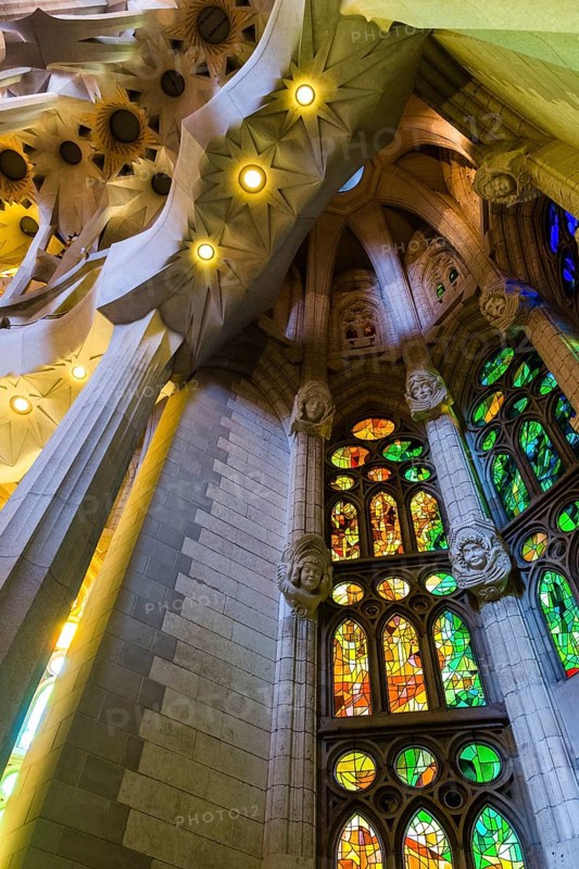 Interior of the Sagrada Familia