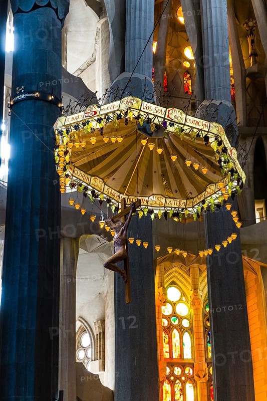 Interior of the Sagrada Familia