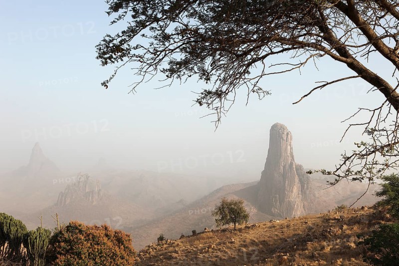 Kapsiki Peak in the morning mist