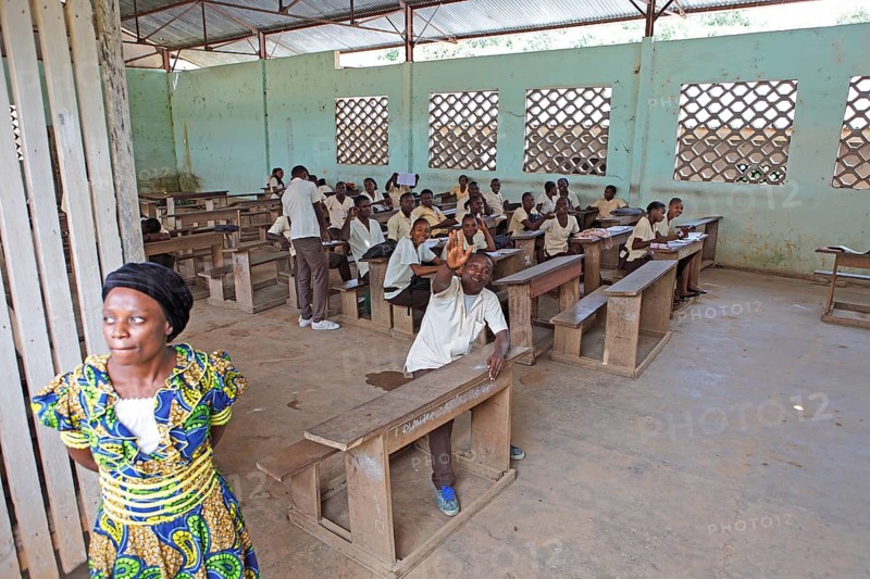 School class with teacher