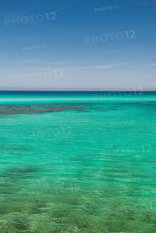 Bay and blue sea