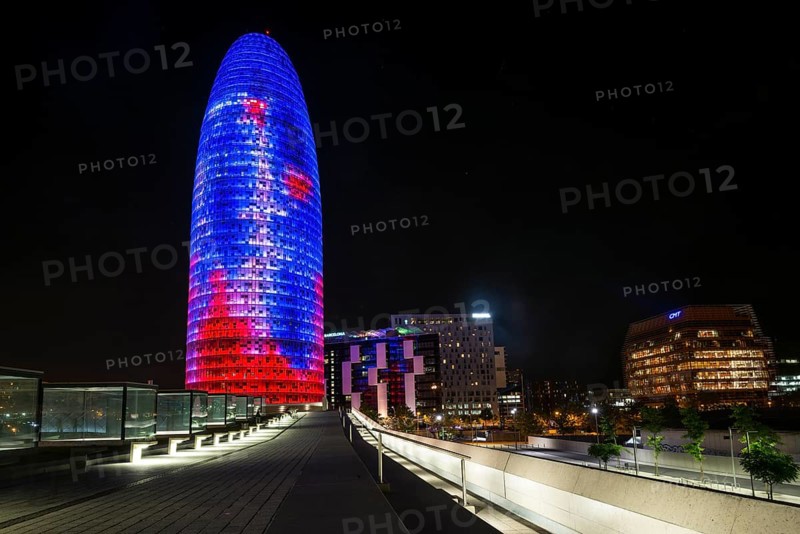 Torre Agbar skyscraper