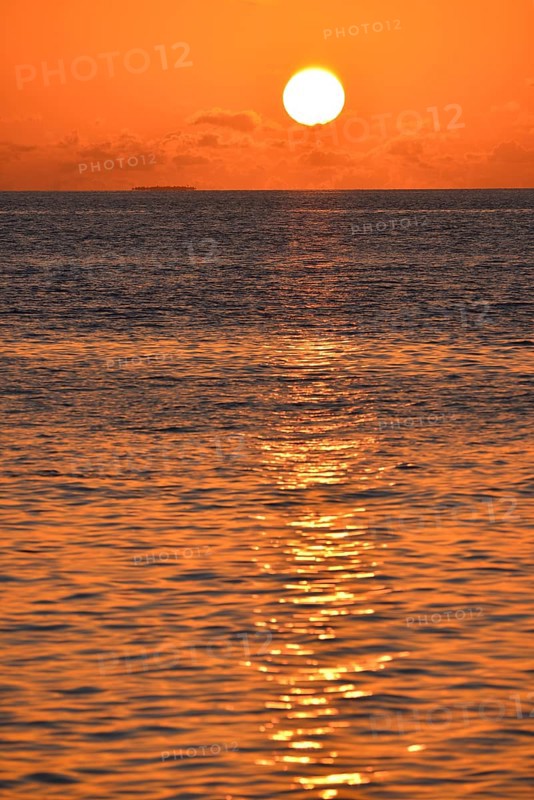 Sunrise above the sea