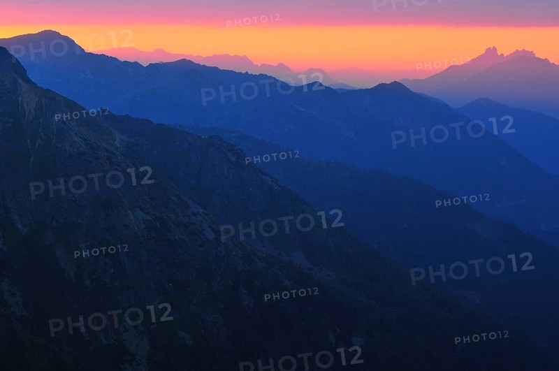 View of the Bischofsmuetzen peaks