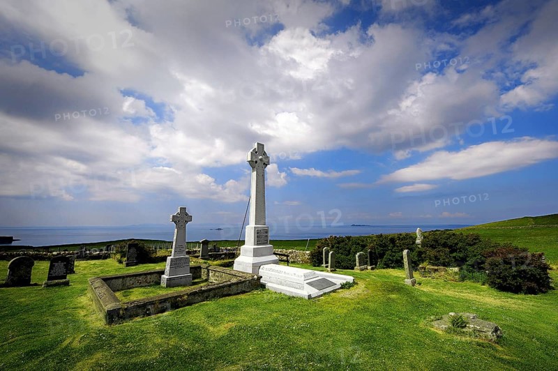 Flora MacDonald's grave in the cemetery of Kilmuir