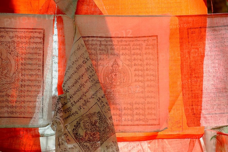 Buddhist prayer flags