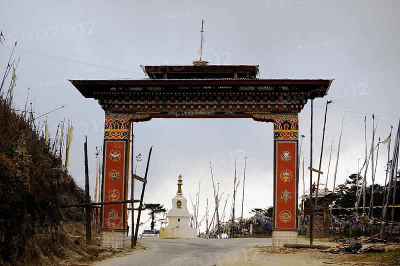 Gate on Yotong La Pass