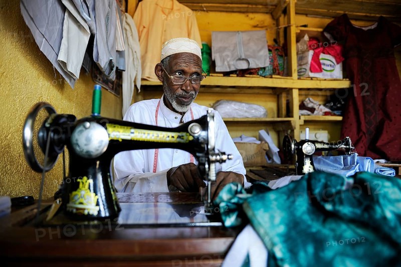 Tailor at the market of Ngaoundere