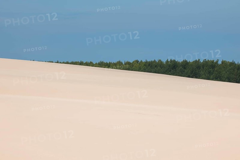 Shifting sand dunes