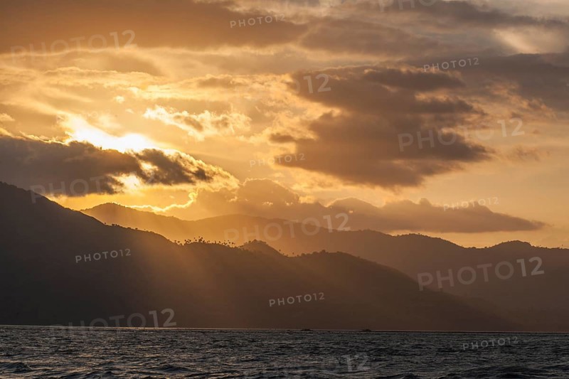 Sunset on the north coast