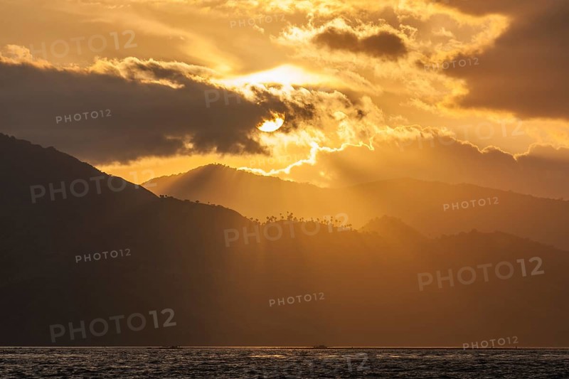 Sunset on the north coast