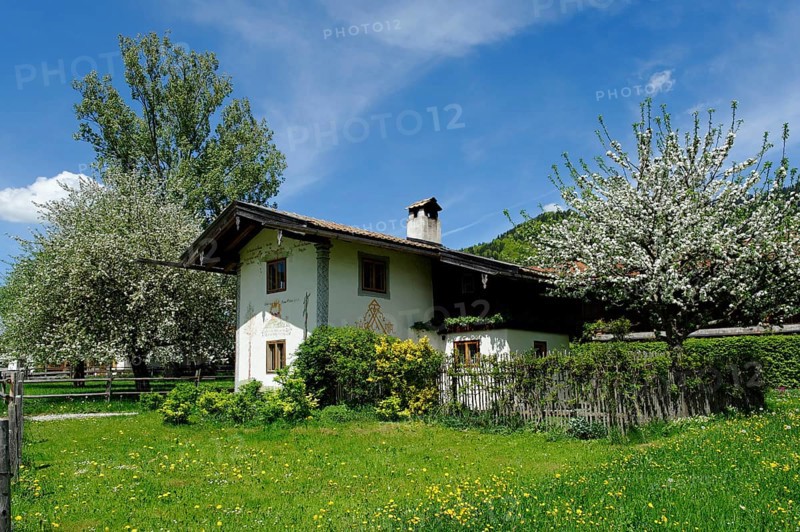 House with mural paintings