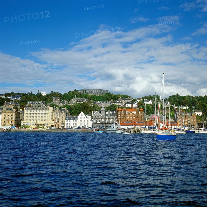 Mac Caig's Tower above the Oban Distillery