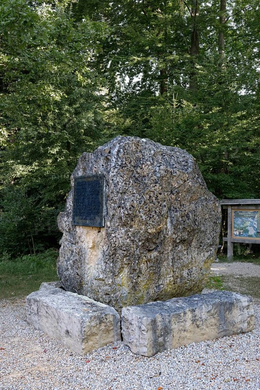 Marking of the geographic centre of Bavaria