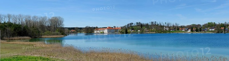 Seeon Abbey with Seeoner Lake