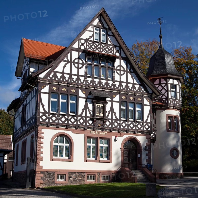 Half-timbered building