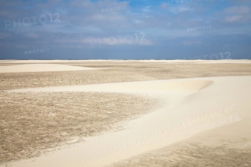 Sand dunes on Nordstrand beach