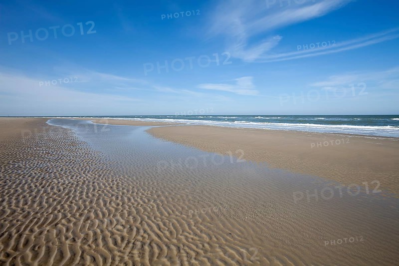 Beach at low tide