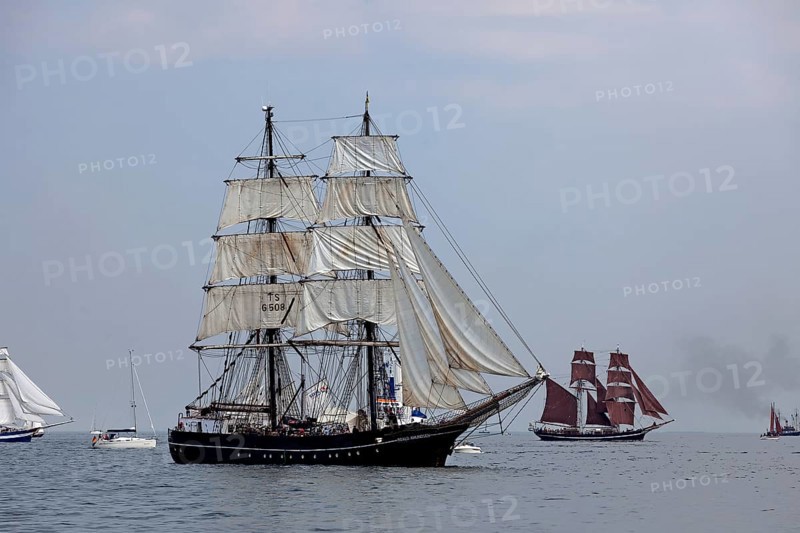 Brig Roald Amundsen at the Hanse Sail 2013