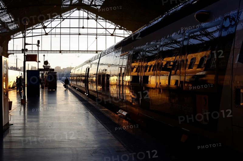TGV train at Marseille-Saint-Charles railway station